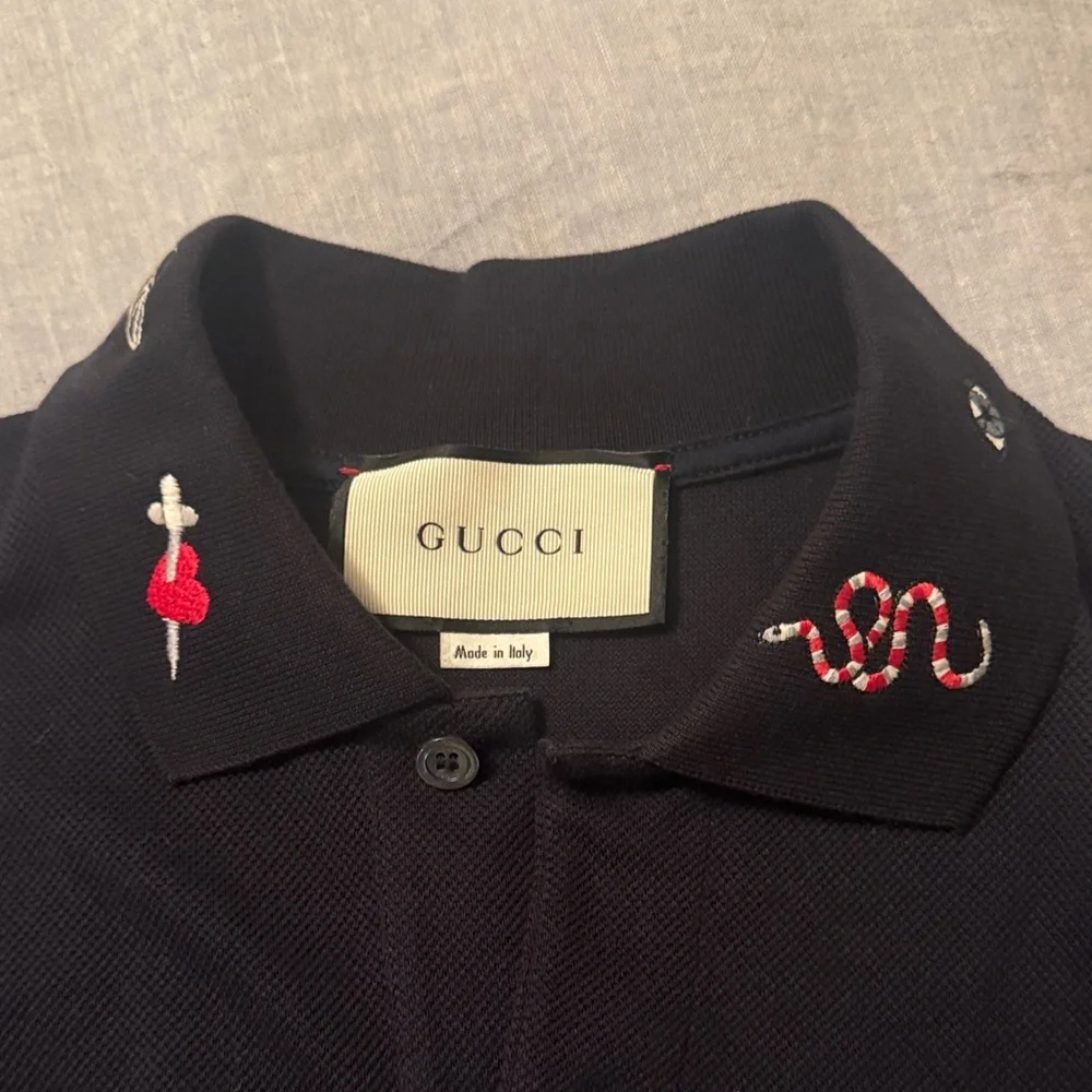 Gucci Embroidered Collared Shirt Men’s XL